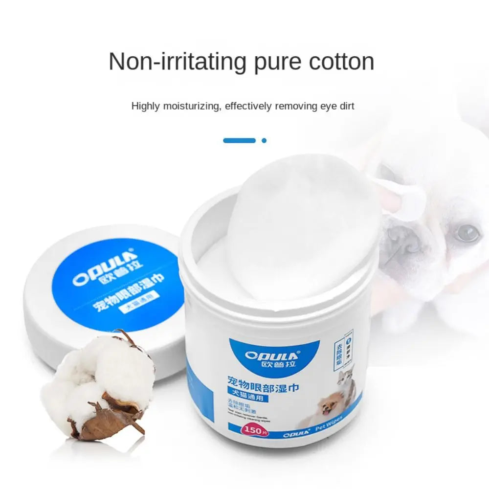 Premium Pet Eye Wipes for Cats and Dogs