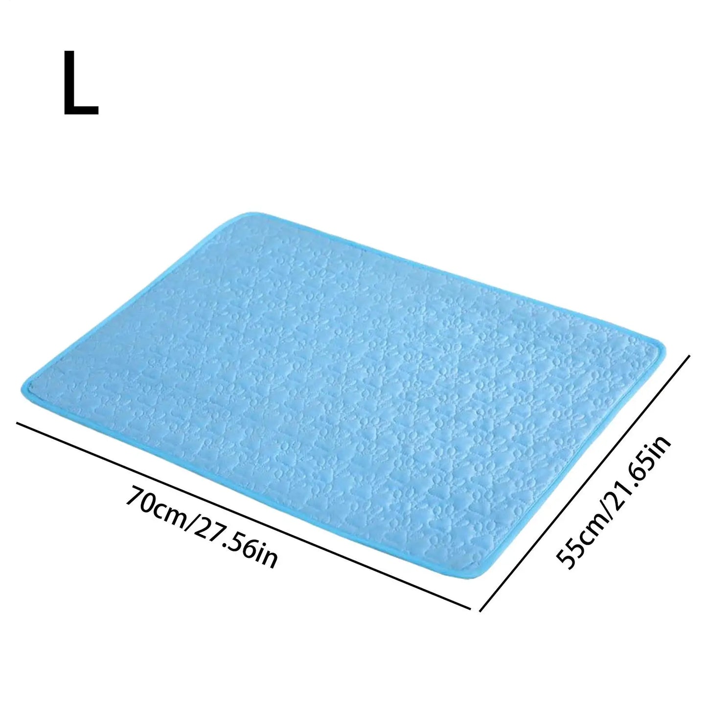 Non-Slip Pet Cooling Mat - Secure Grip Technology