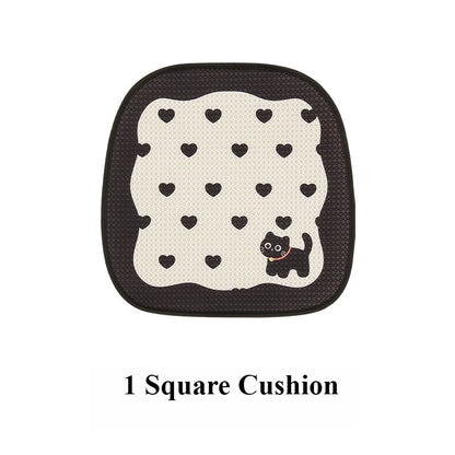 Coussin de siège auto en maille nid d'abeille pour chaton mignon