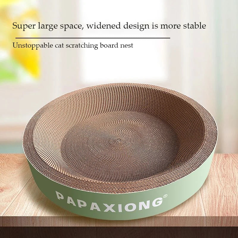 Cat Scratcher and Bed - Round Oval Design