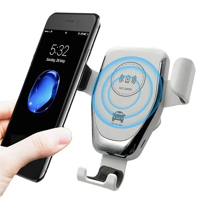 Cargador inalámbrico para coche de 30 W: carga rápida y soporte seguro