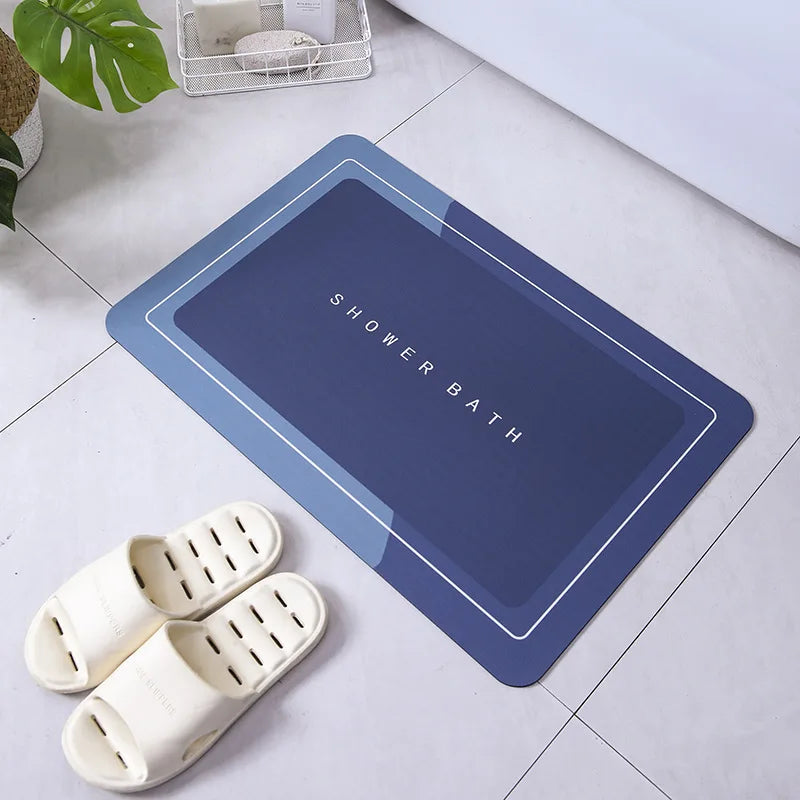 Premium Diatomite Stone Bath Mat - 3.5MM Thick Super Absorbent
