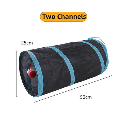 Foldable Cat Tunnel - Indoor Fun