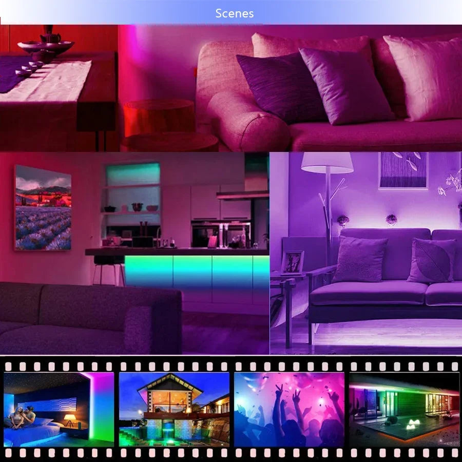 LED Strip Light 5M 300LEDs RGB - Waterproof SMD2835 12V