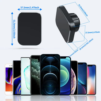Universal Magnetic Phone Car Mount - Twist-Lock Air Vent Mount - Bascora
