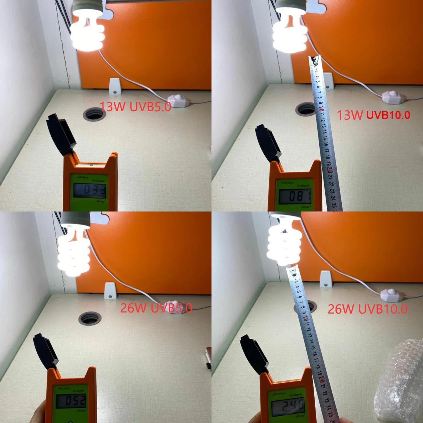 Bombilla para lámpara UVB 5.0-10.0 para reptiles
