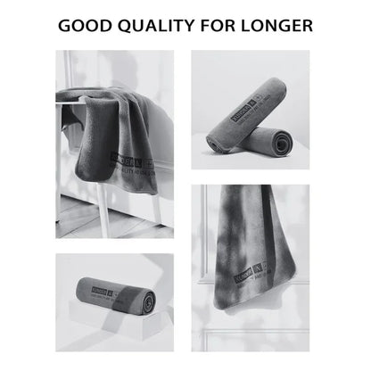 High-End Microfiber Car Towels - Premium Hemmed Detailing Cloths - Bascora