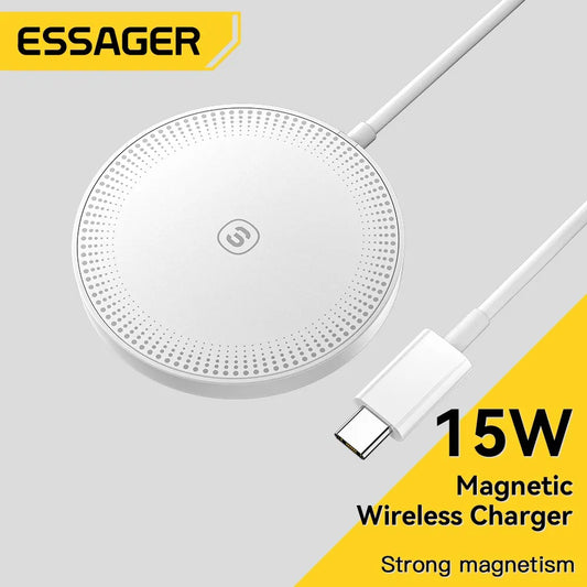 Essager 15W Magnetic Wireless Charger - Fast Charging for iPhone