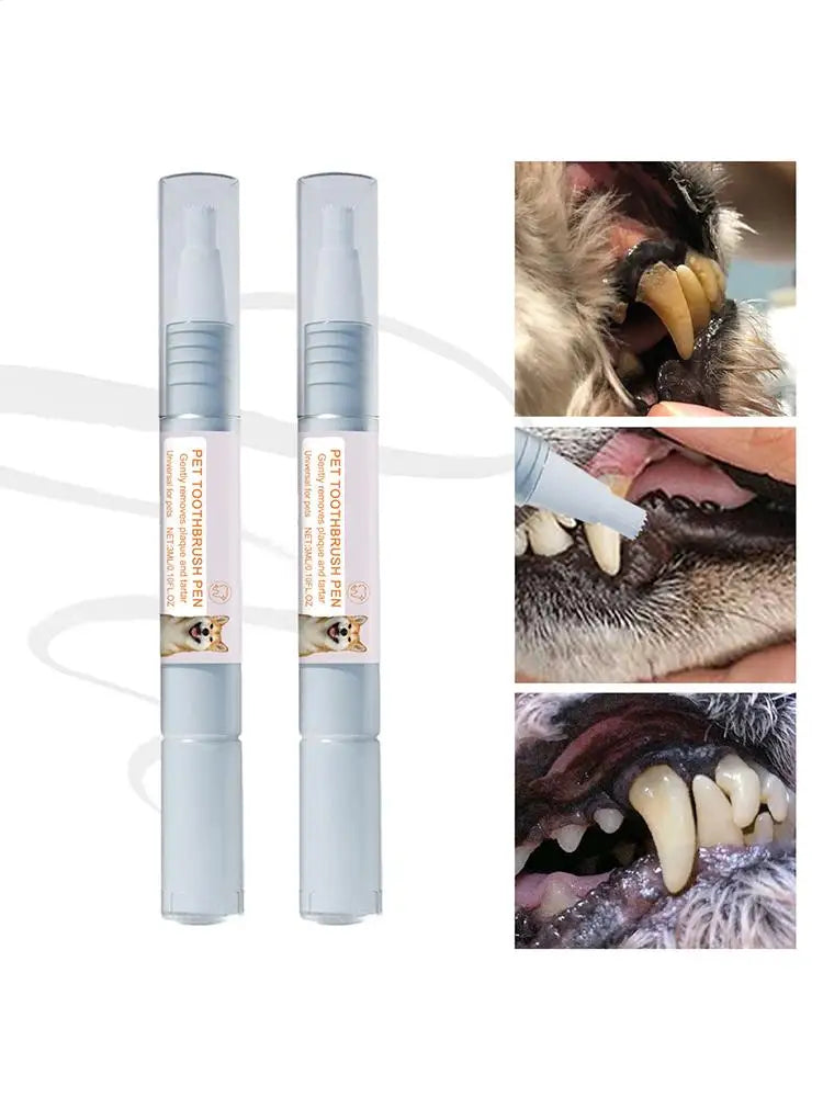 Stylo de nettoyage dentaire pour animaux de compagnie – Haleine fraîche et blanchiment des dents pour chiens et chats