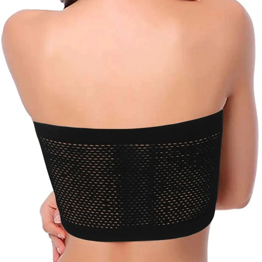 Breathable Mesh Tube Bra for Women - Ultimate Comfort & Style