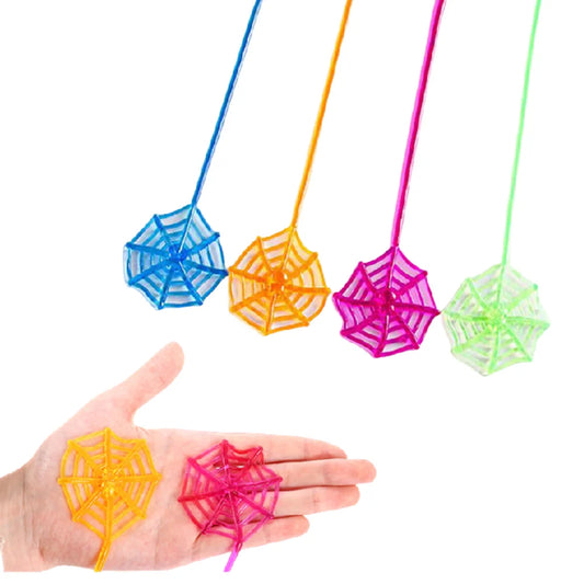 Stretchable Climbing Spider Web Toys - Halloween Party Favors