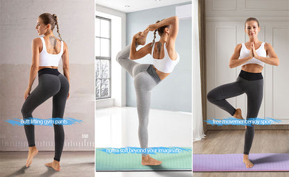 Women's High Waist Seamless Leggings - Sport Fitness Gym Wear - Bascora