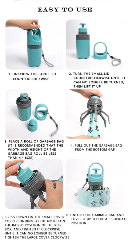 Dog Pooper Scooper - Portable and Hygienic - Bascora