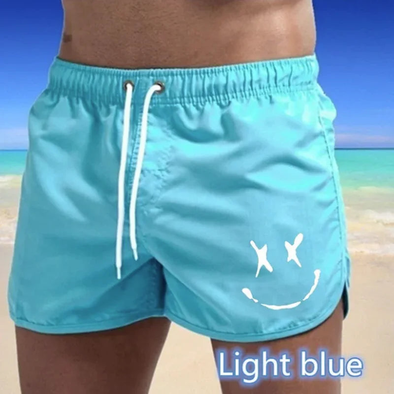 Bañador de secado rápido para hombre: pantalones de playa transpirables con bolsillos
