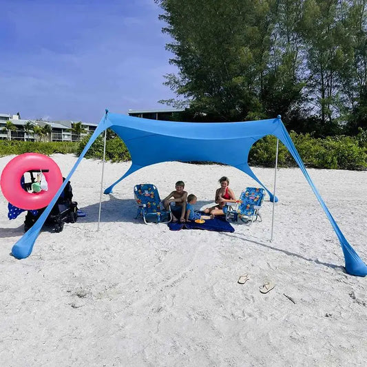 Beach Awning Canopy - UPF50+ Windproof Shade Tent
