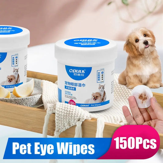 Premium Pet Eye Wipes for Cats and Dogs