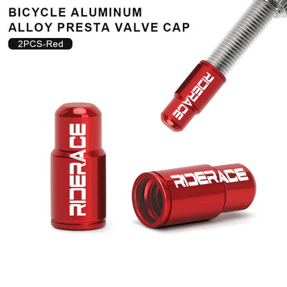Bicycle Tire Valve Cap - Aluminum Alloy CNC Presta Valve - Bascora