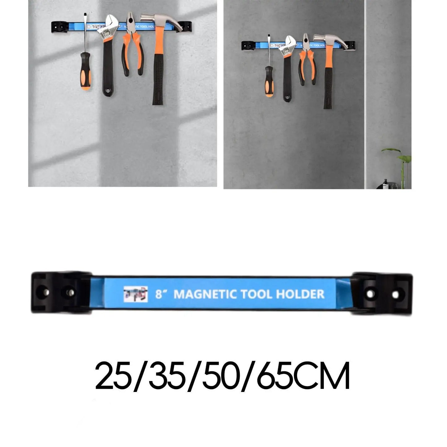 Metal Tool Organizer Rack - Heavy Duty Toolbar Storage Strip