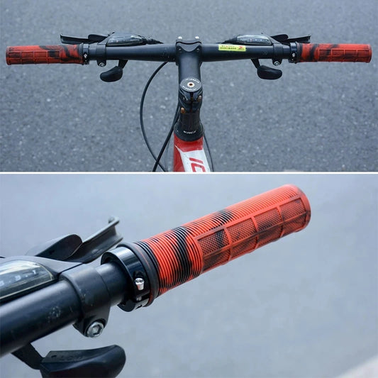 TPR Bicycle Grips - Aluminum Alloy Lock-On Handlebar