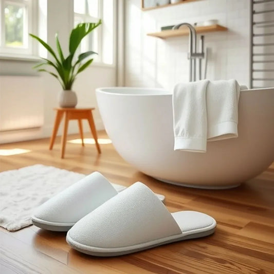 Disposable Slippers - Breathable Non-Slip Closed Toe