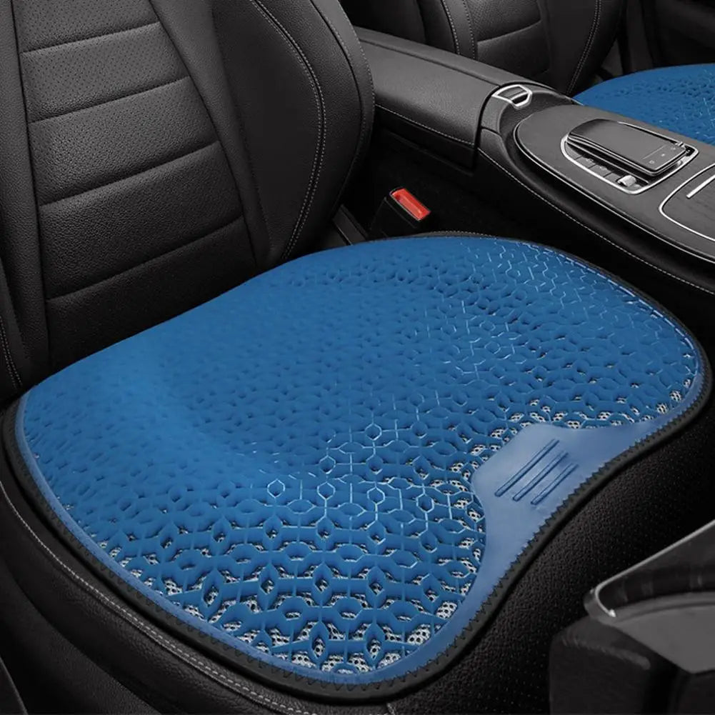 Gel Car Seat Cushion - Cooling Honeycomb Design