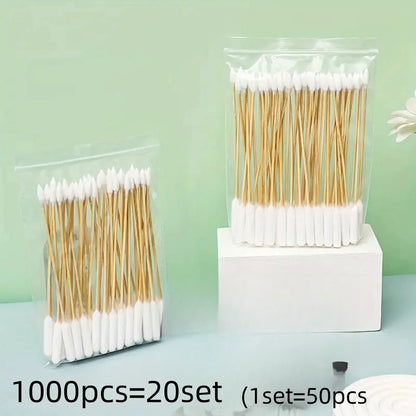 Pet Ear Cleaning Swabs - 50/100/300/500/900/1000pcs - Bascora