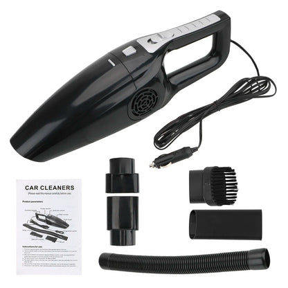 Car Vacuum Cleaner Wet & Dry - 12V 120W High Suction - Bascora
