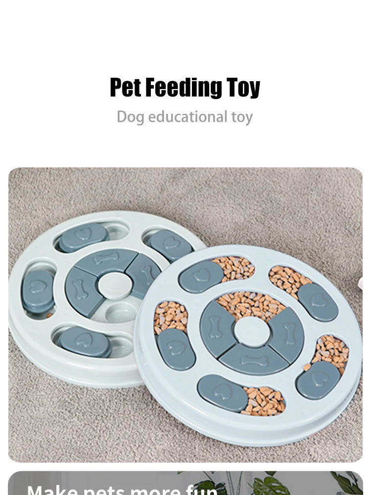 Jouet éducatif pour animaux de compagnie - Distributeur interactif de dressage pour chiens