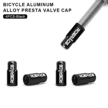 Bicycle Tire Valve Cap - Aluminum Alloy CNC Presta Valve - Bascora