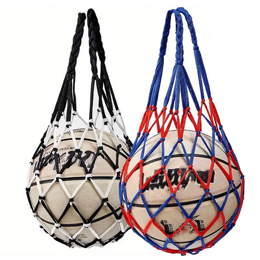 Basketball Net Bag - Durable Nylon Storage for Sports Balls
