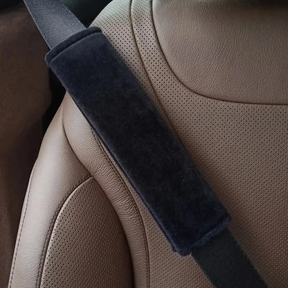 Universal Seat Belt Cushion - Plush Safety Protector - Bascora