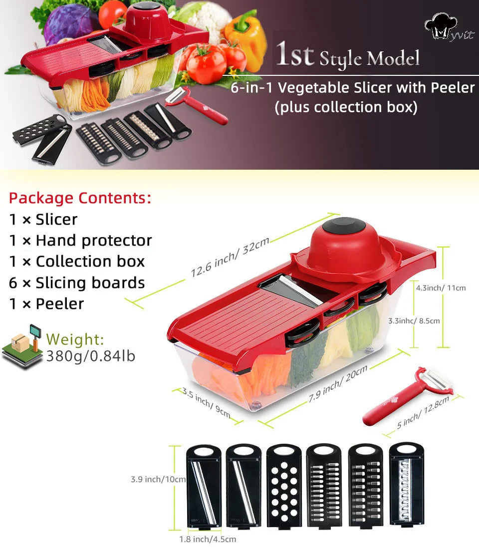 Vegetable Chopper & Multifunctional Grater