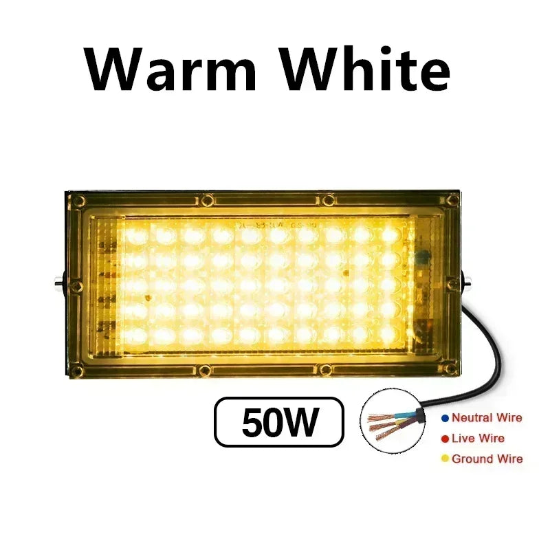 LED Grow Light Floodlight - 220V Indoor Culture Lamp 50W/100W