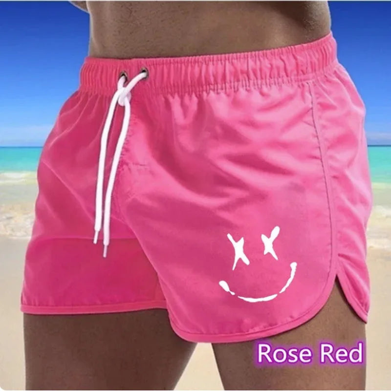 Bañador de secado rápido para hombre: pantalones de playa transpirables con bolsillos