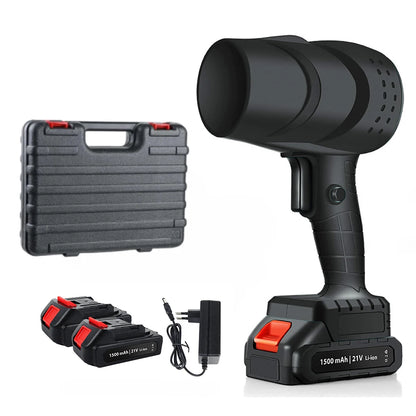 Electric Turbo Fan Blower - 380W Cordless Leaf Blower for 21V Battery - Bascora