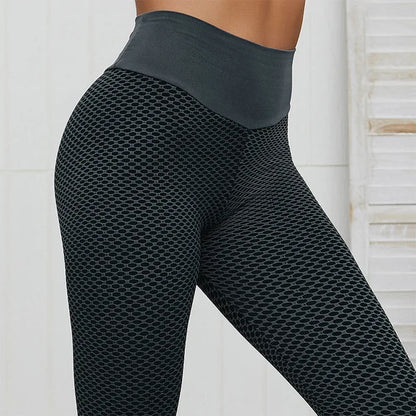 Women's High Waist Seamless Leggings - Sport Fitness Gym Wear - Bascora