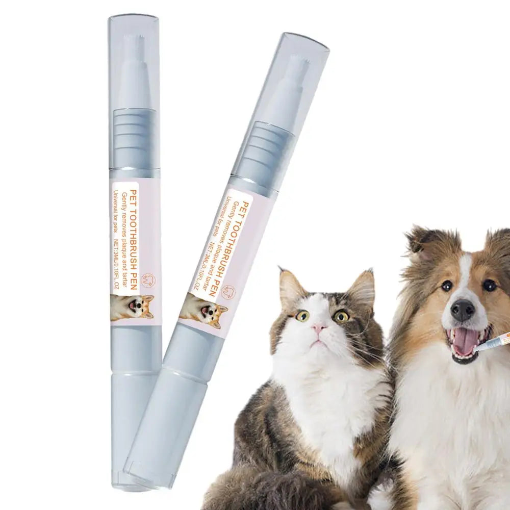 Stylo de nettoyage dentaire pour animaux de compagnie – Haleine fraîche et blanchiment des dents pour chiens et chats