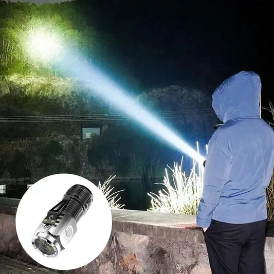 Cap Clip LED Flashlight - Hands-Free Mini Light