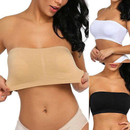 Women's Stretch Strapless Bra - Seamless Underwear S-6XL