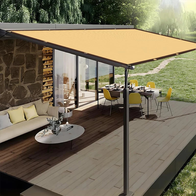 Waterproof Garden Sunshade Net - Square UV Protection Canopy