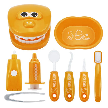 Montessori Dentist Toy - Doctor Role Play Learning Set - Bascora