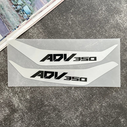 Motorcycle Handlebar Handguard Reflective Sticker - Custom Vinyl Decal - Bascora