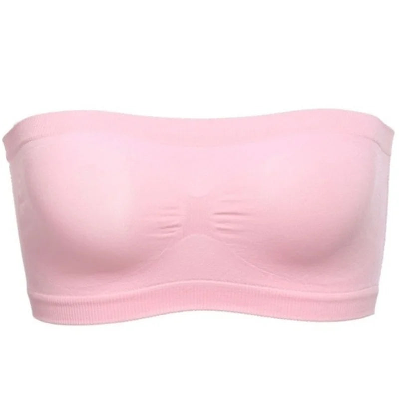 Haut bustier sans coutures pour femme - Haut tube hautement élastique