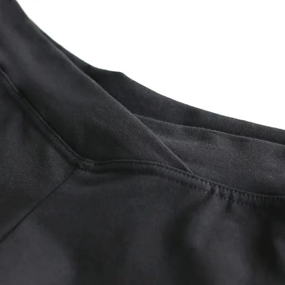 Black Dance Fitness Running Shorts - Ultra Short Sports Wear - Bascora