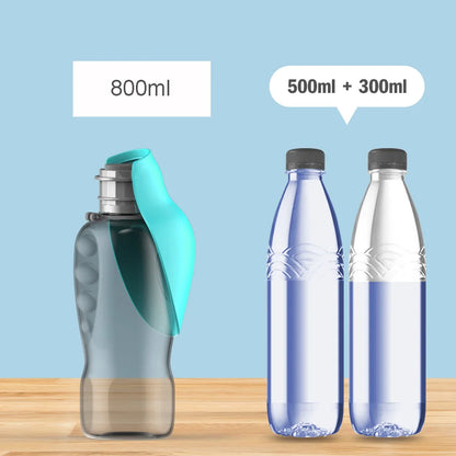 Portable Pet Water Bottle - 800ml - Bascora