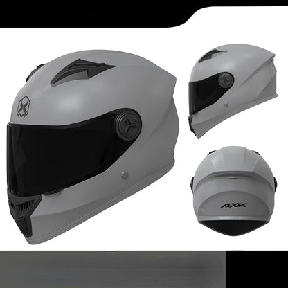 Double Visor Motorcycle Helmet - Racing Full Face - Bascora