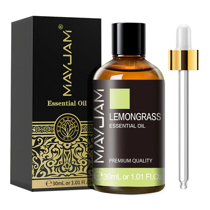 30ML Aromatherapy Essential Oil Set - Lavender, Vanilla, Jasmine & More - Bascora