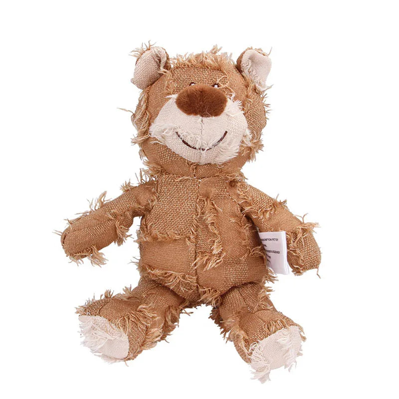 Jouet sonore en peluche pour chien - Jouet interactif en peluche pour chien