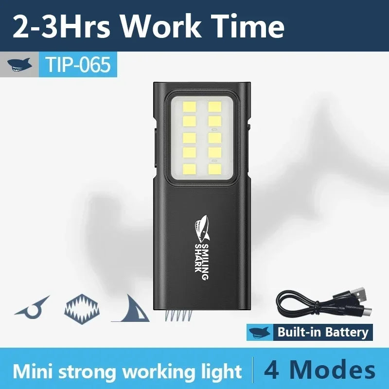 Lampe de travail LED à pince - Idéale pour la course et la randonnée
