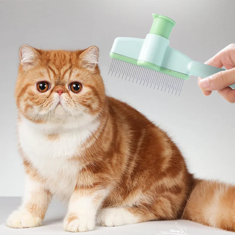 Cepillo de masaje para el cuidado de gatos - Diseño profesional de nudo abierto